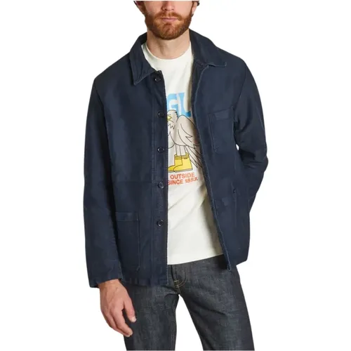 Short Cut Moleskin Work Jacket , male, Sizes: S - Vetra - Modalova