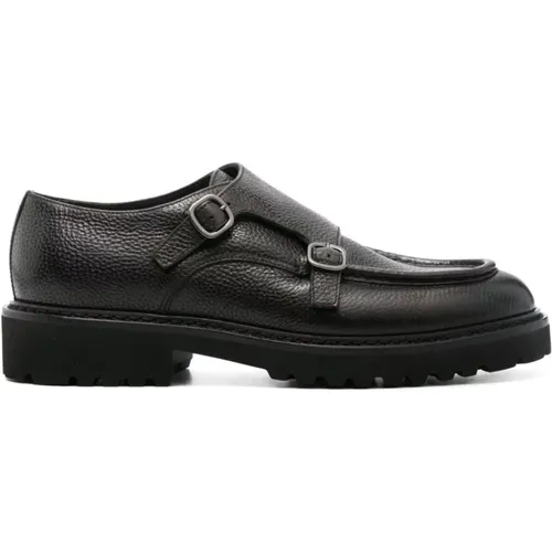 Monk Shoes Grained Leather , male, Sizes: 9 UK, 9 1/2 UK, 10 UK, 8 UK - Doucal's - Modalova