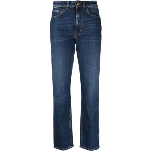 Indigo Straight-Leg Jeans , female, Sizes: W30, W26 - 3X1 - Modalova