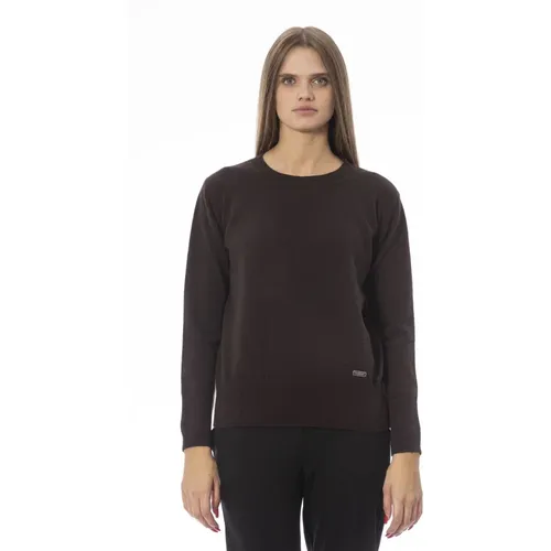 Trendiger Langarm Rundhals Pullover - Baldinini - Modalova