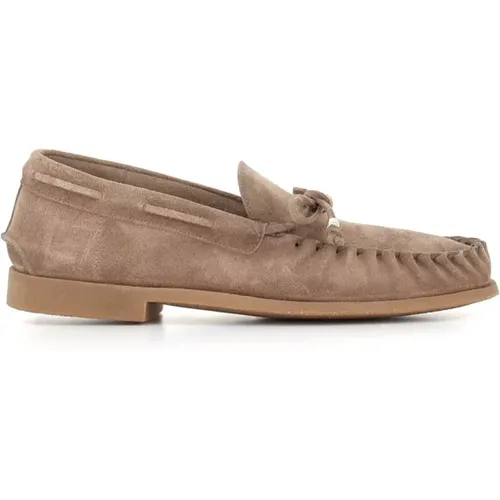 Suede Moccasin Sandals , male, Sizes: 8 UK, 7 UK, 8 1/2 UK, 7 1/2 UK - Alexander Hotto - Modalova