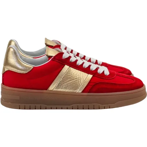 Roter Drift Sneaker , Damen, Größe: 39 EU - Kennel & Schmenger - Modalova