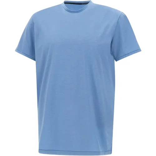 Blaue T-Shirts und Polos , Herren, Größe: L - RRD - Modalova