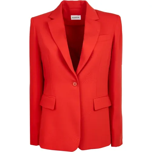 Klassische Rote Jacke , Damen, Größe: L - P.a.r.o.s.h. - Modalova