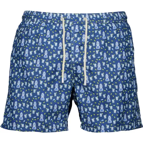 Lightning Micro Fantasy Badehose Blau - MC2 Saint Barth - Modalova