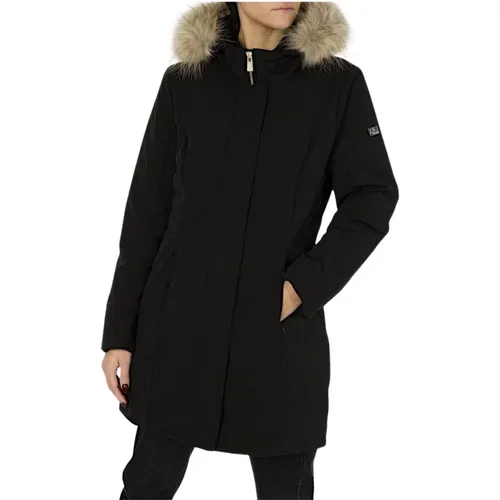 Damen Technische Daunenjacke mit Pelzkapuze - YES ZEE - Modalova