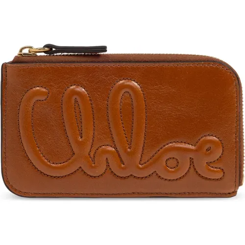 Card Holder , female, Sizes: ONE SIZE - Chloé - Modalova