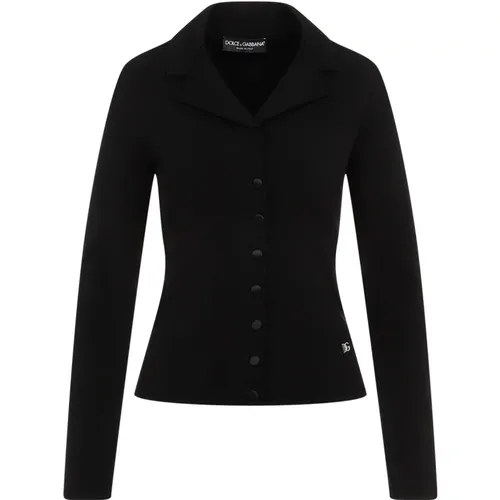 Blazer Women's Fashion Aw24 , female, Sizes: XS, S - Dolce & Gabbana - Modalova