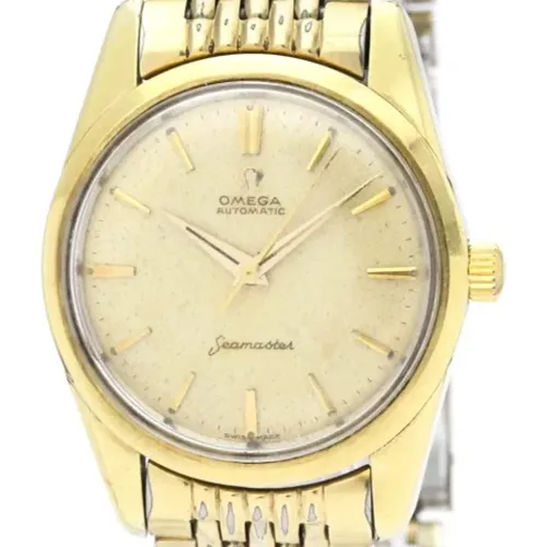 Pre-owned Metal watches , male, Sizes: ONE SIZE - Omega Vintage - Modalova