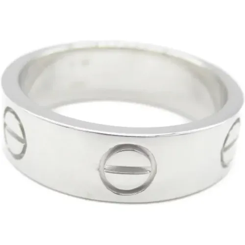 Pre-owned White Gold rings , female, Sizes: ONE SIZE - Cartier Vintage - Modalova