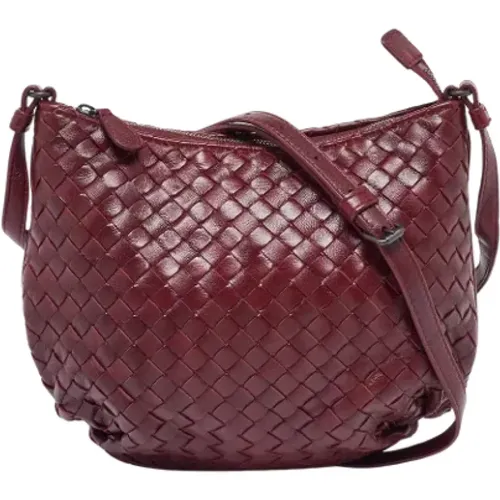 Pre-owned Leather shoulder-bags , female, Sizes: ONE SIZE - Bottega Veneta Vintage - Modalova