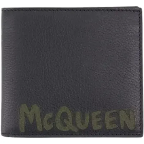 Leather wallets , male, Sizes: ONE SIZE - alexander mcqueen - Modalova