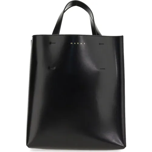 Stilvolle Metallic-Handtasche , Damen, Größe: ONE Size - Marni - Modalova