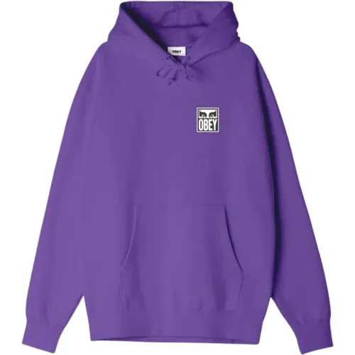 Hooded Sweatshirt , male, Sizes: XS - Obey - Modalova