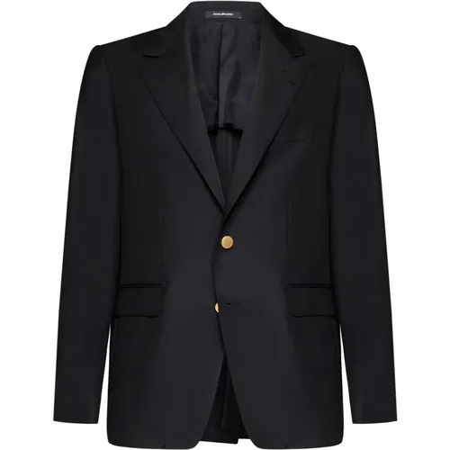Jackets with Lapel Collar , male, Sizes: S - Tagliatore - Modalova