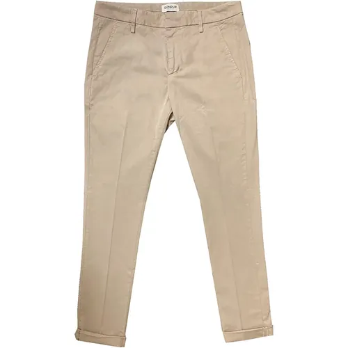 Stretch-Gabardine-Hose - Größe 40, , Herren, Größe: W32 - Dondup - Modalova