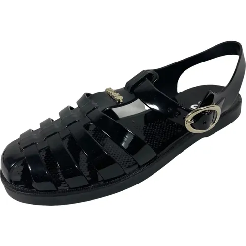 Flat Sandals , female, Sizes: 4 UK - Hugo Boss - Modalova