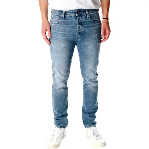 Slim Mid Waist Fit Jeans , Herren, Größe: W31 L30 - G-Star - Modalova