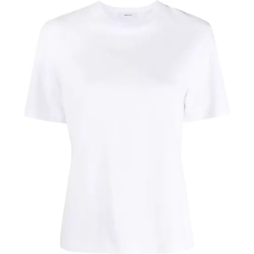 Cotton T-shirt - Classic Style , female, Sizes: M, XS - Salvatore Ferragamo - Modalova