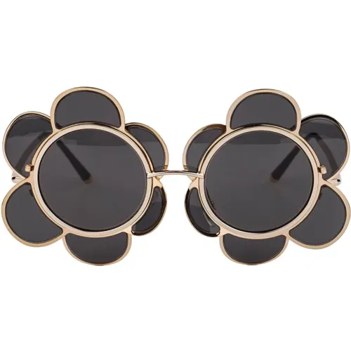 Special Edition Flower Sunglasses , female, Sizes: ONE SIZE - Dolce & Gabbana - Modalova