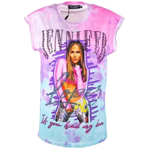 Jennifer Lopez ärmelloses T-Shirt - Dolce & Gabbana - Modalova