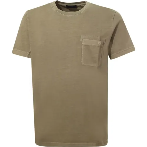 T-shirts and Polos Military , male, Sizes: M, XL, L, S, 2XL - Fay - Modalova