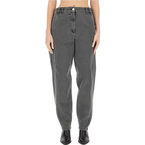 Cargo Hose Regular Fit 100% Baumwolle , Damen, Größe: XS - Patou - Modalova