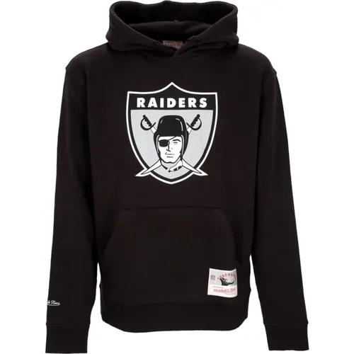 Oakland Raiders NFL Team Logo Hoodie , male, Sizes: M, L, S - Mitchell & Ness - Modalova