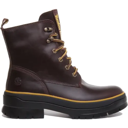 Winter Lace Up Boots in Dark , female, Sizes: 3 UK - Timberland - Modalova