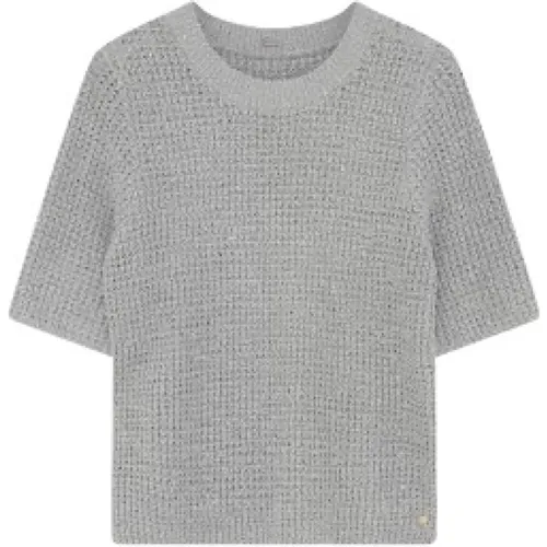 Sparkling Knit Sweater in Grey , female, Sizes: M - Gustav - Modalova