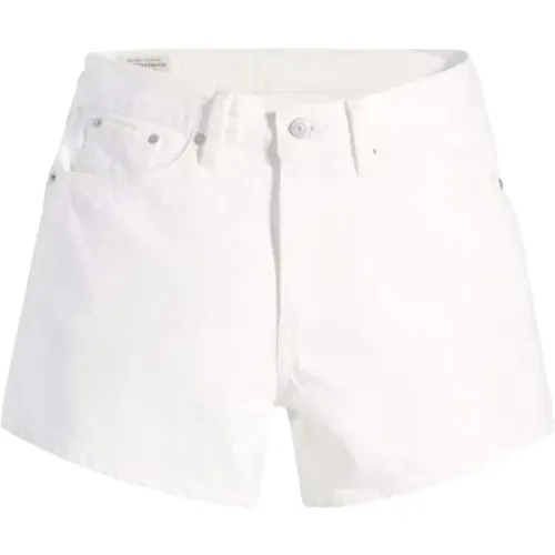 Levi's , Short 80's Mom Snowing , female, Sizes: W26, W27, W30, W28, W24 - Levis - Modalova