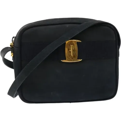 Pre-owned Suede shoulder-bags , female, Sizes: ONE SIZE - Salvatore Ferragamo Pre-owned - Modalova