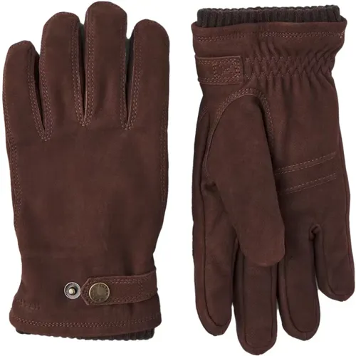 Classic Leather Gloves with Primaloft Filling , male, Sizes: 9 IN, 11 IN, 8 IN - Hestra - Modalova