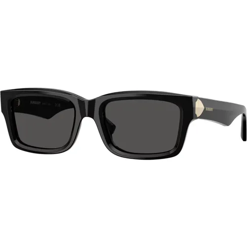 Stilvolle Sonnenbrille in Schwarz , Damen, Größe: 55 MM - Burberry - Modalova