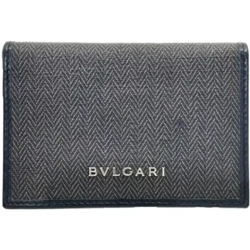 Pre-owned Canvas portemonnaies , Herren, Größe: ONE Size - Bvlgari Vintage - Modalova