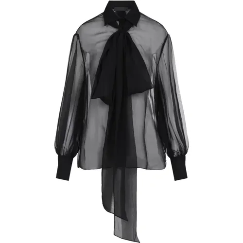 Silk Shirt Elegant Style , female, Sizes: XS - Valentino - Modalova