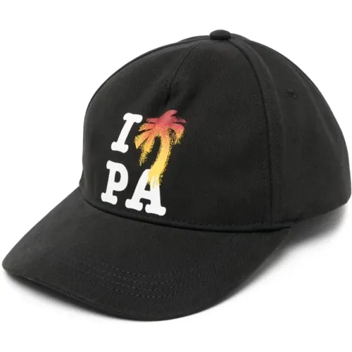 Kappe mit bedrucktem Logo - Palm Angels - Modalova