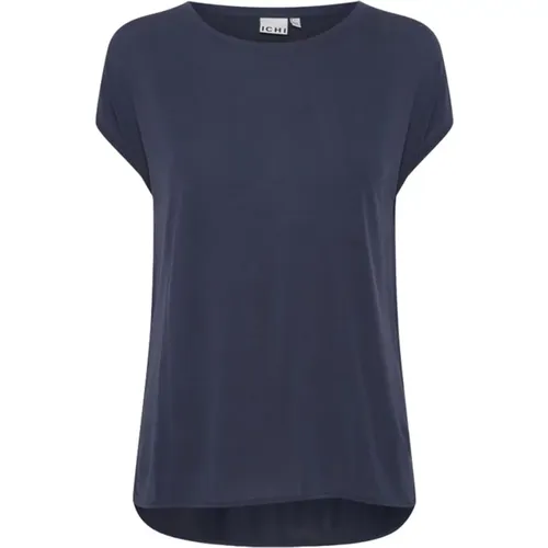 Essential Cotton T-Shirt , female, Sizes: M, S - Ichi - Modalova