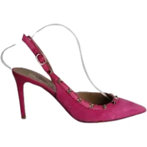 Pre-owned Suede heels , female, Sizes: 8 1/2 UK - Valentino Vintage - Modalova