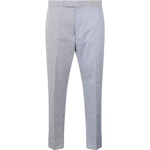 Marineblaue Funmix Backstrap Hose - Thom Browne - Modalova