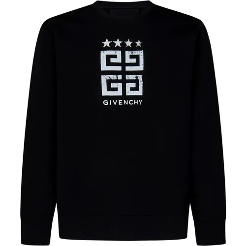 Schwarzer 4G Stars Sweatshirt , Herren, Größe: L - Givenchy - Modalova