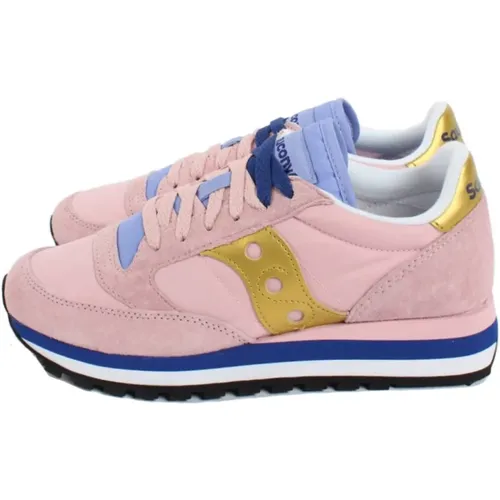 Peach/Gold Jazz Triple Sneakers für Damen , Damen, Größe: 40 1/2 EU - Saucony - Modalova