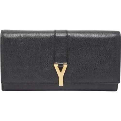 Pre-owned Leather wallets , female, Sizes: ONE SIZE - Yves Saint Laurent Vintage - Modalova