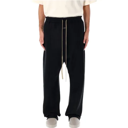 Wool Blend Relaxed Trousers , male, Sizes: M - Fear Of God - Modalova