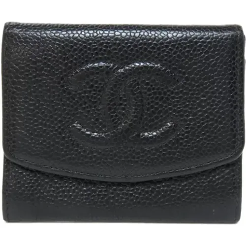 Pre-owned Leder Portemonnaies , Damen, Größe: ONE Size - Chanel Vintage - Modalova