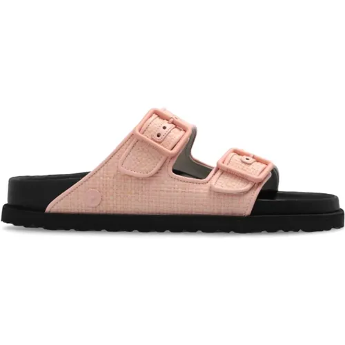 Arizona Raffia Sandalen , Damen, Größe: 39 EU - Birkenstock - Modalova