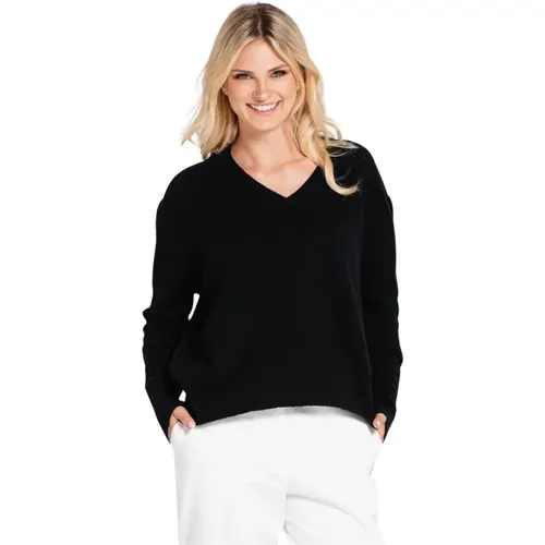 Classic Wool Cashmere Sweater , female, Sizes: ONE SIZE - Look made with love - Modalova