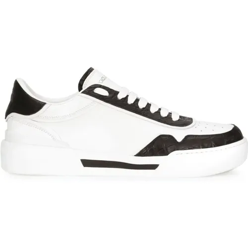 Blanca Coco Black Sneaker , male, Sizes: 8 UK, 7 UK, 10 UK, 6 UK - Dolce & Gabbana - Modalova