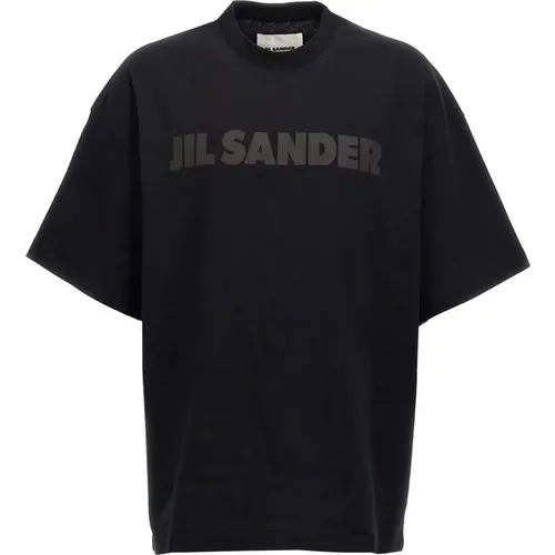 T-shirt with Printed Logo , male, Sizes: M, S, L - Jil Sander - Modalova