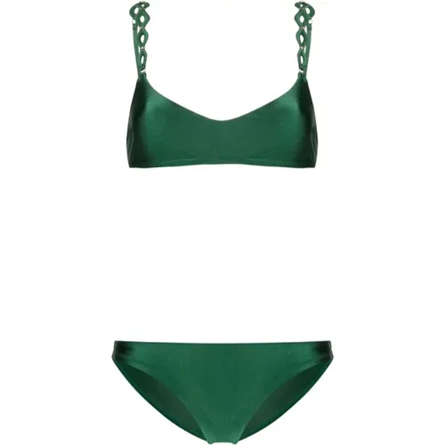 Grüne Meer Kleidung mit Ausschnitten , Damen, Größe: M - Zimmermann - Modalova